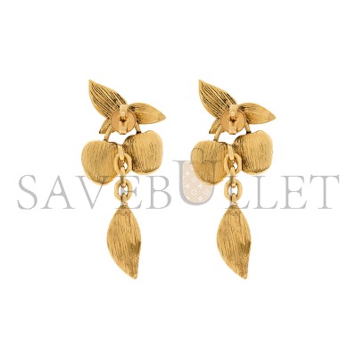 YSL CHERRY EARRINGS IN METAL 862273Y15008060